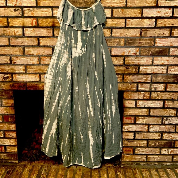 promesa Dresses & Skirts - Grey Tie-Dye tube top maxi